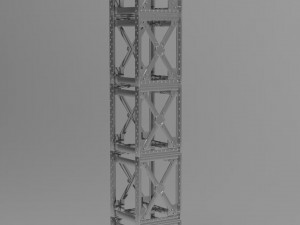 metal farm 3D 模型