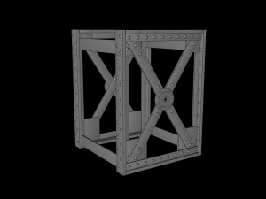 metal farm 3D 模型