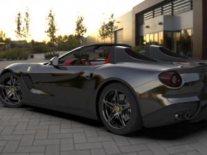 ferrari f60 america Modello 3D
