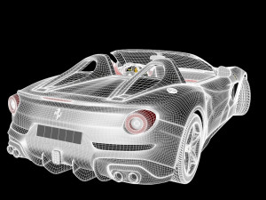 ferrari f60 america Modello 3D