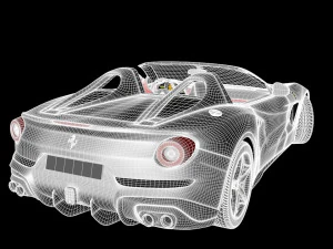 феррарі ф60 америка 3D Модель