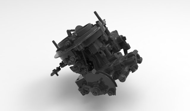 carburetor 3D-printmodel .c4d .max .obj .3ds .fbx .stl .blend 