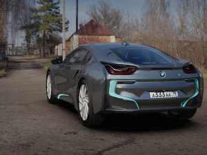 b m w i8 3D Model