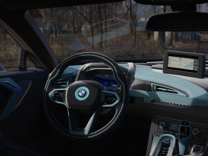 b m w i8 3D 模型
