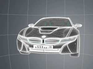 b m w i8 3D Model