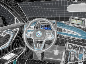 b m w i8 3D Model