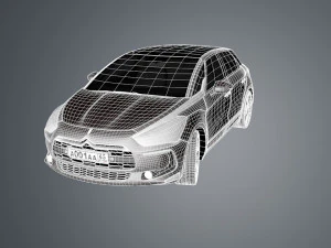 ситроен с5 хетчбек 3D Модель