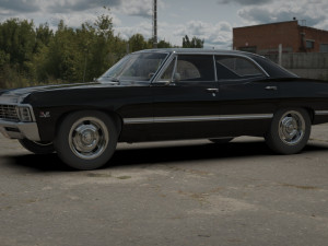 chvevrolet impala 67 hardtop 3D Model