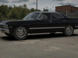 chvevrolet impala 67 hardtop 3D Model