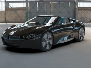 b m w i8 casus konsepti 3D Model