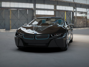 b m w i8 spyder concept 3D Model