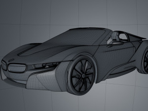 b m w i8 spyder concept 3D Model
