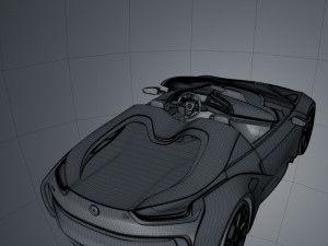 b m w i8 spyder concept 3D Model