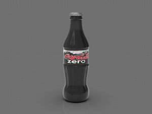 bottle of coca cola Modelo 3D