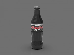 bir şişe coca cola 3D Model
