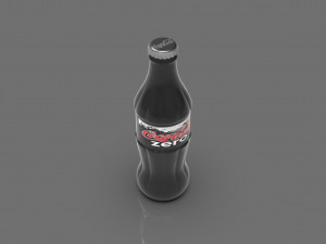 bottle of coca cola Modelo 3D