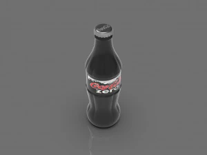 bottle of coca cola 3D Model