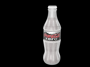 bottle of coca cola Modelo 3D