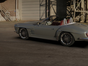 mercedes-benz sl 190 3D 模型