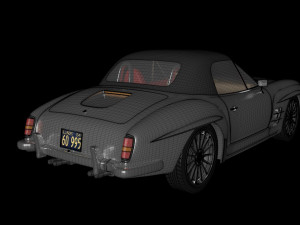 mercedes-benz sl 190 3D 模型