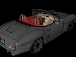 mercedes-benz sl 190 3D 模型
