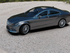 mercedes-benz cls 500 Model 3D