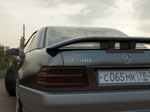 mercedes benz sl500 amg 3D मॉडल