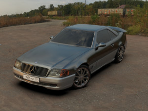 mercedes benz sl500 amg 3D मॉडल