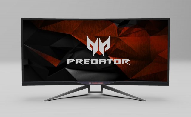 acer predator x34 3D Model .c4d .max .obj .3ds .fbx .stl .blend 