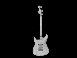 fender american standard stratocaster 3Dモデル