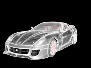 ferrari 599xx 3D 模型