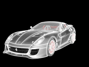 феррарі 599хх 3D Модель