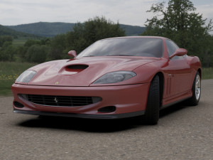 ferrari 550 marancello 3D 模型