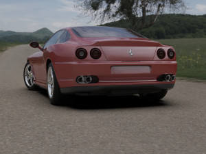 ferrari 550 marancello 3D 模型