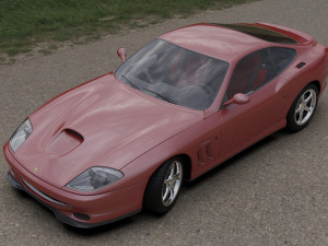 ferrari 550 marancello 3D 模型