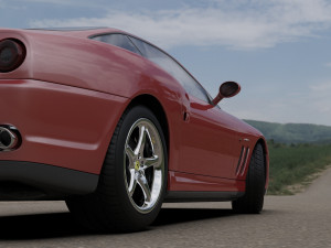 ferrari 550 marancello 3D 模型