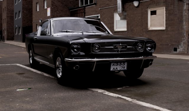 mustang fastback 3D Model .c4d .max .obj .3ds .fbx .stl .blend 