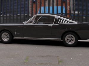 mustang fastback 3D Model