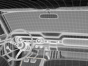 mustang fastback 3D Model