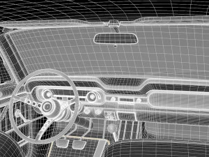 mustang fastback 3D Model