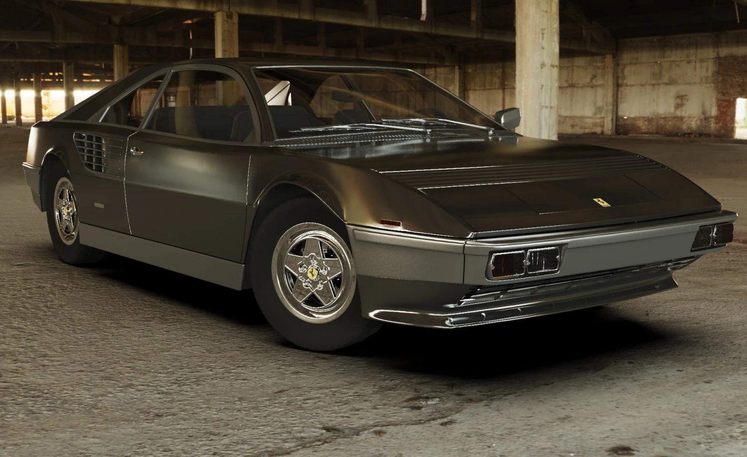 ferrari mondial 1980 3D Model .c4d .max .obj .3ds .fbx .stl .blend 