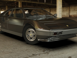ferrari mondial 1980 3D Модель