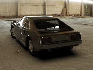 ferrari mondial 1980 3D Model