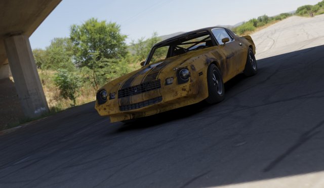 chevrolet camaro z28 1979 rusted 3D 모델 .c4d .max .obj .3ds .fbx .stl .blend 