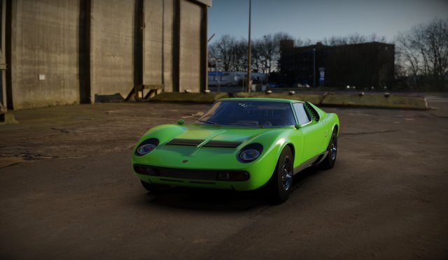 miura p400 67 3D Model .c4d .max .obj .3ds .fbx .stl .blend 