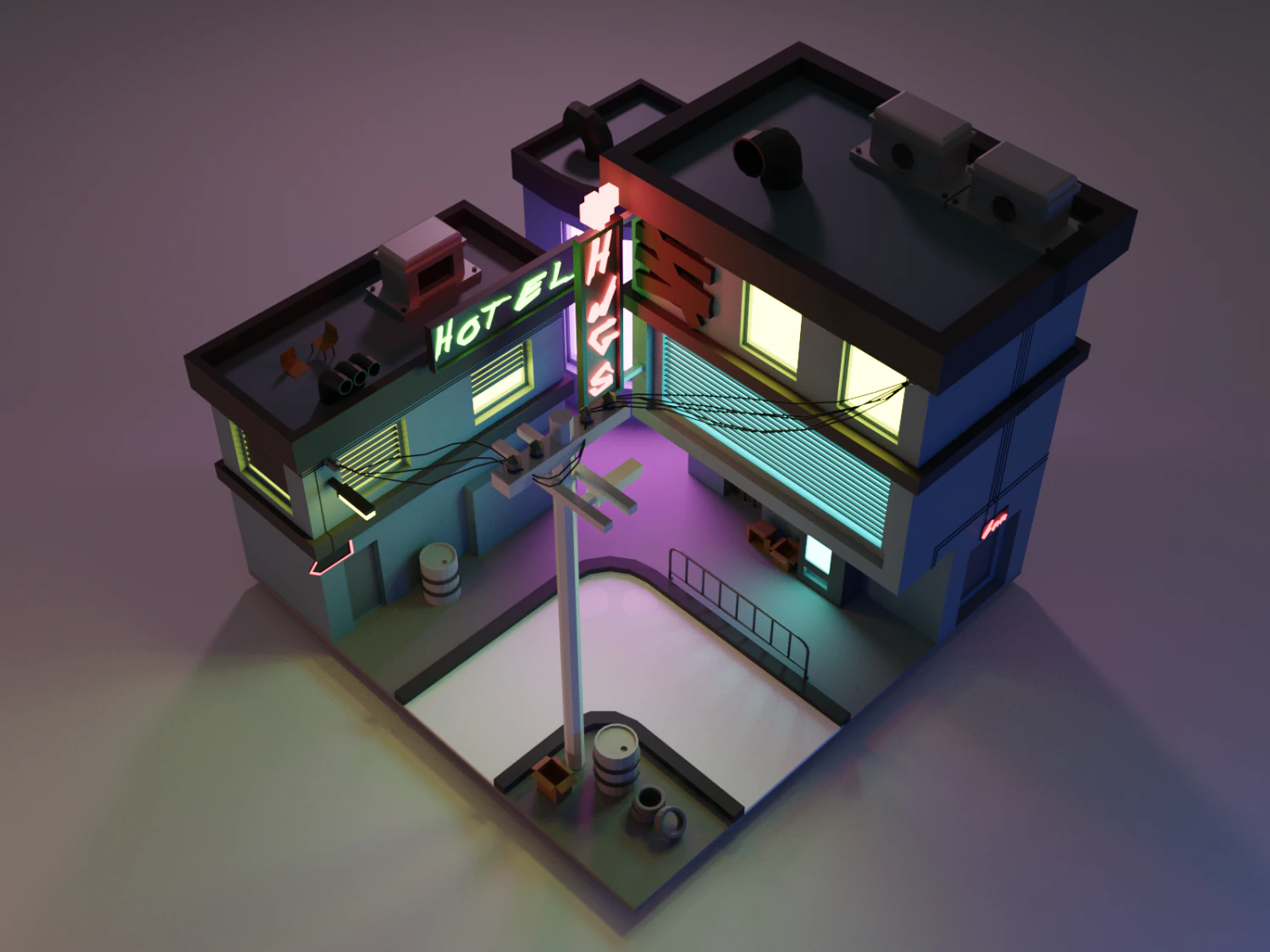 cyberpunk 2020 3D Model .c4d .max .obj .3ds .fbx .stl .blend 