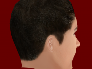 Raphael Varane Head - Low poly head for game 3D 模型