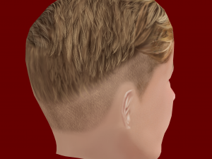 Rasmus Hojlund Head - Low poly head for game 3D Model