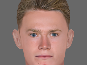 Scott McTominay Head - Low poly head for game 3D मॉडल
