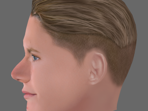 Scott McTominay Head - Low poly head for game 3D मॉडल